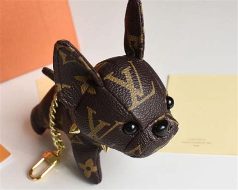 lv dog keychain price|louis vuitton stuffed dog keychain.